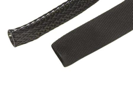 G1303/4 OR007 Alpha Wire Braided PET Orange Cable Sleeve, 19.05mm Diameter, 15m Length, FIT Wire Management Series