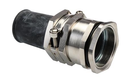52001170-52003560 Lapp PG36 Metallic Nickel Plated Brass, IP65 Cable Gland With Locknut