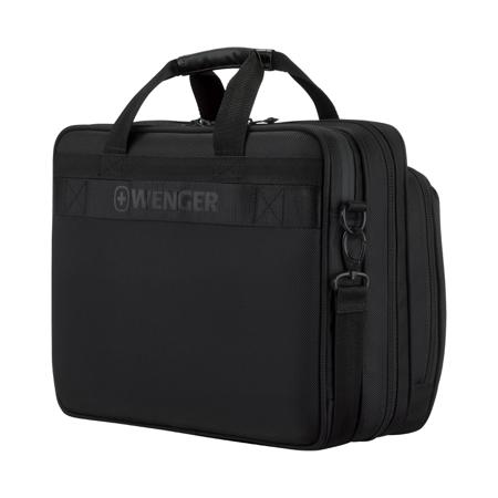 653630 Wenger Legacy Black 16in  Laptop Laptop Bag, Black