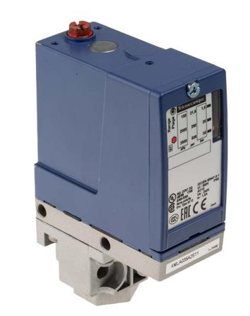 XMLA035A2S11 Telemecanique Sensors Pressure Sensor, 1.5bar Min, 35bar Max, Relay Output, Differential Reading