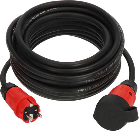9161101100 brennenstuhl 10m 1 Socket Type E - French Extension Lead, 230 V, IP44