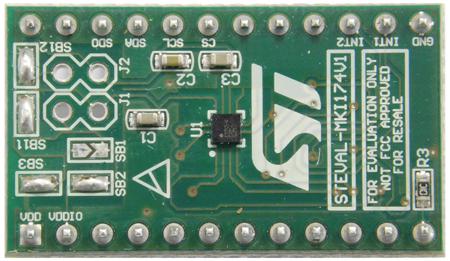STEVAL-MKI174V1 STMicroelectronics  LIS2DS12 Adapter Board for use with DIP24 Socket