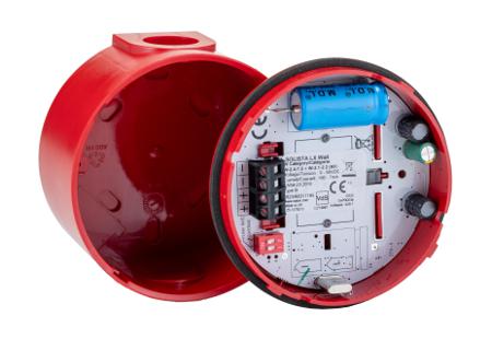 812013FULL-0255X Eaton Red Flashing Beacon, 9 → 60 V dc, Wall Mount, LED Bulb, IP65