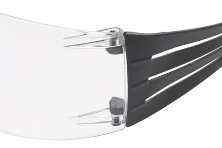 SF401SGAF-RED 3M 400 Safety Glasses Anti-Mist, Clear