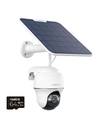 A4KPTS2M64-UK Reolink Indoor, Outdoor Solar Powered Wifi CCTV Camera