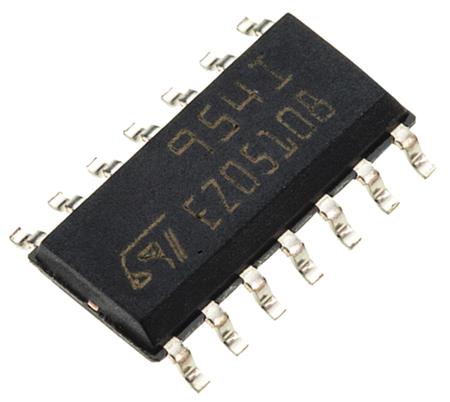 TS954IDT  STMicroelectronics, Operational Amplifier, 3 MHz, 14-Pin 12 V SOIC