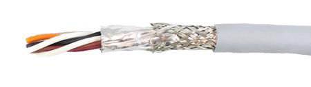 78364 SL005 Alpha Wire Ecogen Ecocable Mini Series Data Cable, 4 Pairs, 8 Cores, 0.15 mm², Screened, 26 AWG, 30m, Foil and Braid