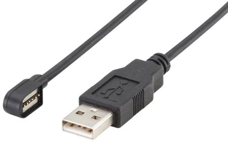L99-029-1500 Rosenberger USB 2.0, Male USB A to Female Magnetic Rectangular, 1.5m