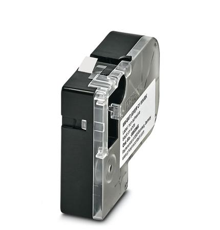 0803965 Phoenix Contact MM-EMT (EX8)R C1 WH/BK Black on White Label Printer Tape, 5.5 m Length, 8 mm Width, 5.5m Label Length,