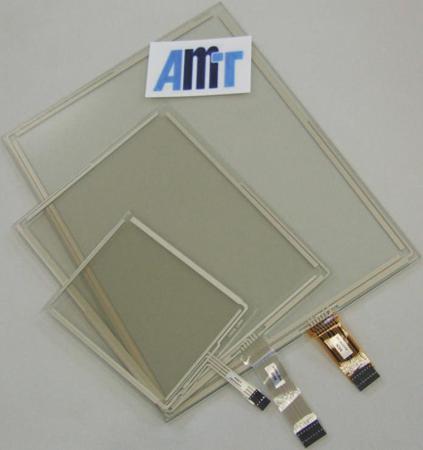 9501 AMT  6.4in 4-wire Resistive Touch Screen Sensor, 133.6 x 101.4mm
