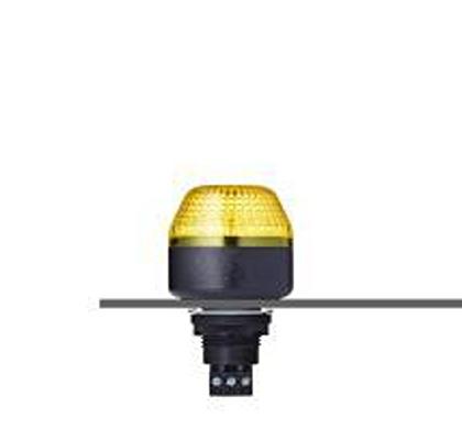 801507405 AUER Signal M22 Series Series Yellow Multiple Effect Beacon, 24 V, Panel Mounted, LED Bulb, IP65
