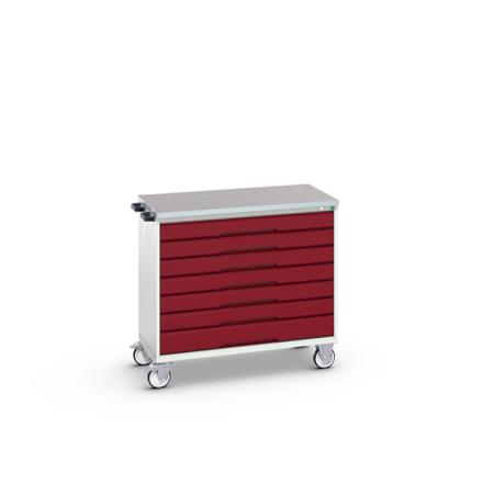 16927056-24 Bott, 7 Drawer Sheet Steel Floor Standing Cabinet, 1050 x 600 x 980mm