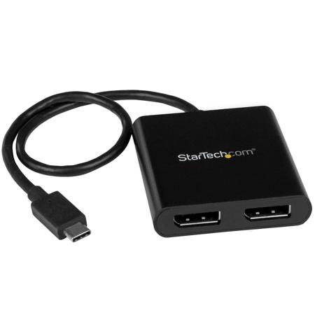 MSTCDP122DP StarTech.com USB C to DisplayPort Adapter, USB 3.1, 2 Supported Display(s) - 4K @ 30Hz