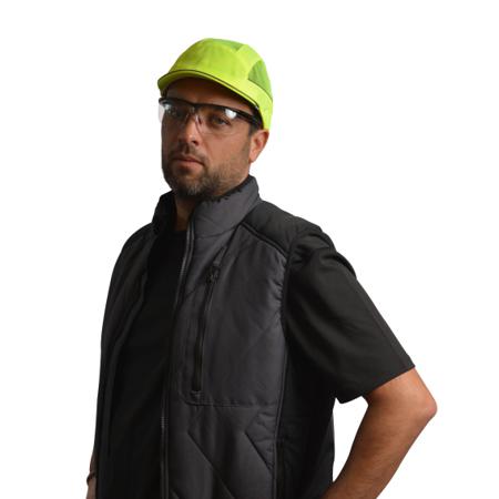 AIRC05V03STR SURFLEX Yellow Short Peaked Bump Cap, PPE Protective Material