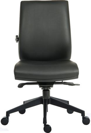 625-820 RS PRO Black Plastic Operator Chair, 150 Weight Capacity