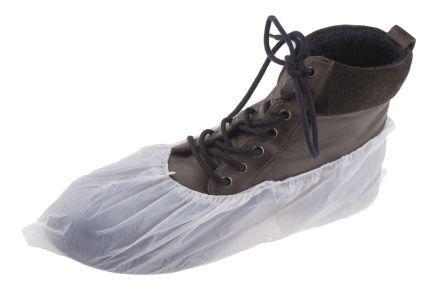 918-6087 Universal White Disposable Shoe Cover For Use In Food, Industrial