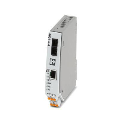 1330262 Phoenix Contact RJ45 Ethernet Media Converter, Single Mode, 10/100Mbit/s 20km
