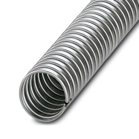 3240700 Phoenix Contact 10m Silver Cable Cover in Galvanised Steel, 31mm Inside dia.