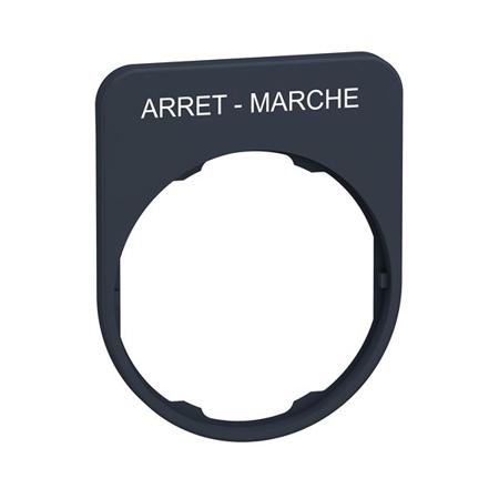 ZBYFP2166 Schneider Electric Marking Accessory for Use with Pushbuttons, Arret-Marche