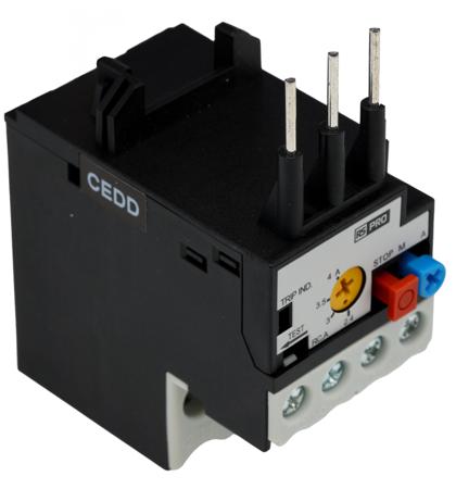 250-8883 RS PRO Thermal Overload Relay 1NC/1NO, 4 A F.L.C, 4 A Contact Rating, 5.4 W, 4000 V ac, RSPROOL12