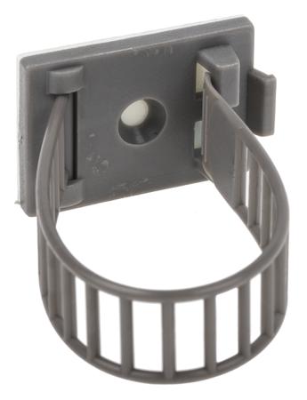 404-443 RS Pro , Cable Clip Grey Self Adhesive Nylon Adjustable Clamp, 26mm Max. Bundle
