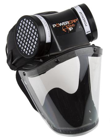 CAE602-941-100 JSP PowerCap Active IP Series Powered Respirator, 2 Filters, Impact Protection