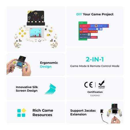 EF08282 Elecfreaks  Education Starter Kit ARCADE for MakeCode Arcade, Kit