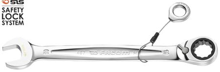 467.11SLS Facom 467 Series Combination Ratchet Spanner, 11mm, Metric, Height Safe, Double Ended, 165 mm Overall
