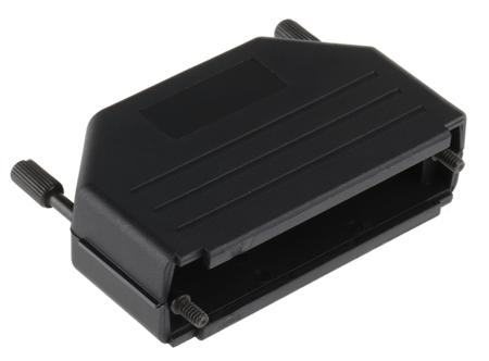 MHDPPK50-K MH Connectors MHDPPK-SLIM Series Polyamide D Sub Backshell, 50 Way, Strain Relief