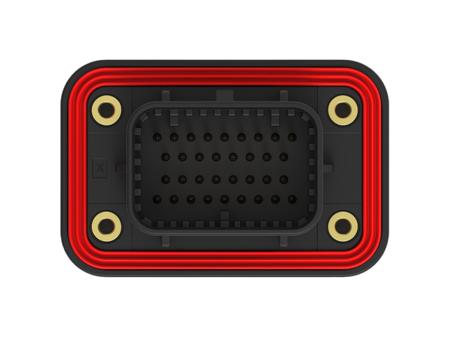 2388688-1 TE Connectivity, SUPERSEAL Automotive Connector PIN Black Board Mount 34 Way, Through Hole Termination