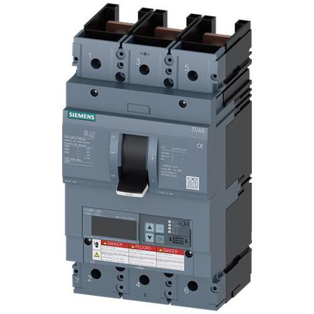 3VA6440-6KQ31-0AA0 Siemens, SENTRON MCCB 3P 400A, Breaking Capacity 65 kA, Fixed Mount