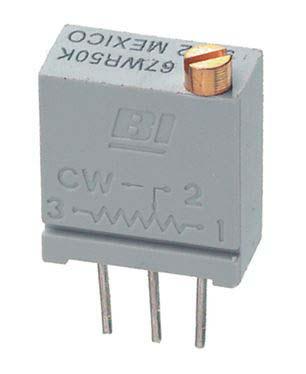 67WR5KLF 5kΩ, Through Hole Trimmer Potentiometer 0.5W Top Adjust TT ElectronicsBI, 67