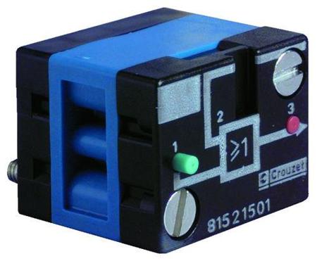 81507540 Crouzet 0.1s to 0.4s Pneumatic Timer, 8 bar max