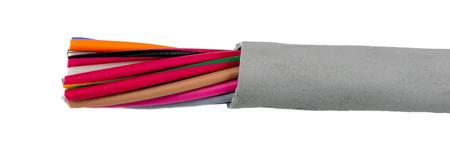 78403 SL005 Alpha Wire Ecogen Ecocable Mini Control Cable, 20 Cores, 0.24 mm² 24 AWG, Unscreened, 30 m, Grey Modified Polyphenylene