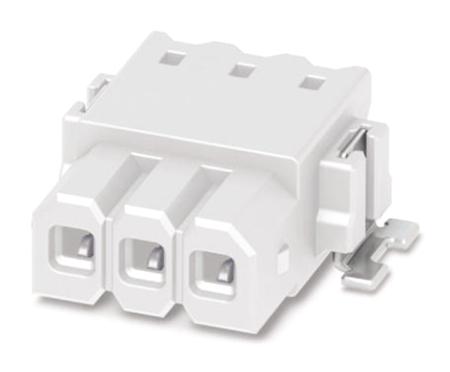 1815206 Phoenix Contact, 2.5mm Pitch, COMBICON Compact, 3 Way, Pluggable Terminal Block, Header, Solder Termination,