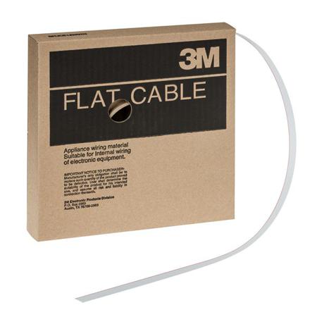 3625-12 3M 12 Way Unscreened Flat Ribbon Cable, 12 mm Width, 30m