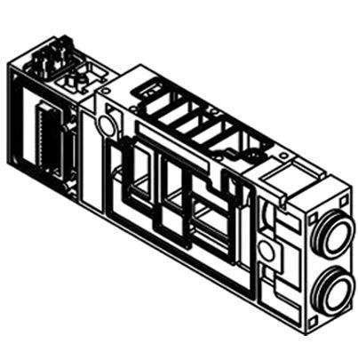 VVQC4000-1B-D-03F SMC VVQC series Manifold Assembly for use with Valve,