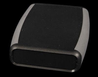 1553BRDBKBAT Hammond ABS Handheld Enclosure, Integral Battery Compartment, 118 x 79 x 25mm