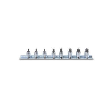 900ME/SB8 BETA 8-Piece Metric 1/4 in Bit Socket Set, Hexagon