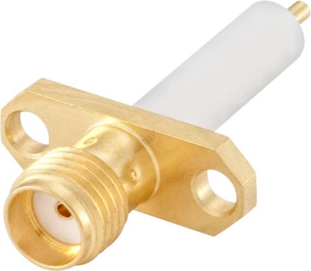 32K722-500E3 Rosenberger SMA Series, Jack Panel Mount, 50Ω, Solder Termination, Straight Body
