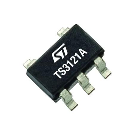 TS3121AIYLT  STMicroelectronics, Comparator, Open Drain O/P, 1.7 → 5.5 V 5-Pin SOT23-5