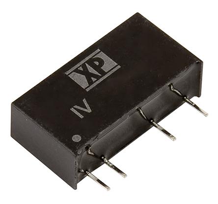 IV1215S XP Power IV DC-DC Converter, ±15V dc/ ±66mA Output, 10.8 → 13.2 V dc Input, 1W, Through Hole, +85°C Max Temp