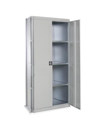 BTARMPTSERR1040D1 Manorga Galvanised 4 Shelf Modular Shelving Starter Bay, 2000mm x 1000mm, 400mm, 150kg Load