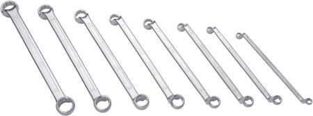 105-J8D SAM  Series Offset Ring Spanner, 8 x 9 mm, 10 x 11 mm, 12 x 13 mm, 14 x 15 mm, 16 x 17 mm, 18 x 19 mm, Metric,