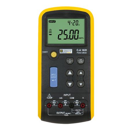 P01654402 Chauvin Arnoux CA 1631 Current & Voltage Calibrator, Max Voltage 20V dc, Max Current 24mA, RS Calibration