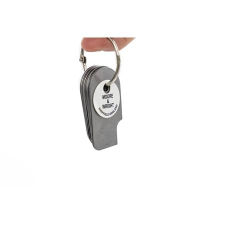 204MA Moore & Wright, 16 Blades Radius & Contour Gauge