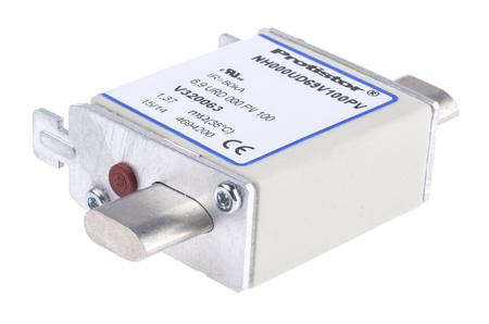 V320063 Mersen 100A 000 FF NH Centred Tag Fuse, aR, 690V ac