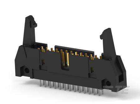 102321-6 TE Connectivity AMP-LATCH Series Vertical Board PCB Connector, 26 Contact(s), 2.54 mm Pitch, 2 Row, Shrouded