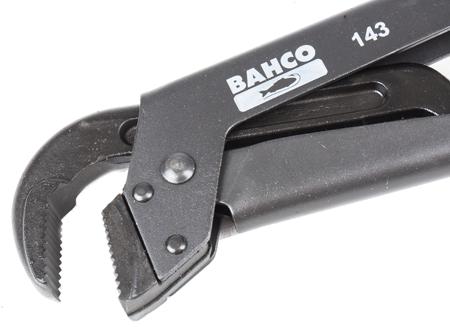 143 Bahco Universal Pipe Wrench, 90mm Jaw Capacity Alloy Steel 557 mm