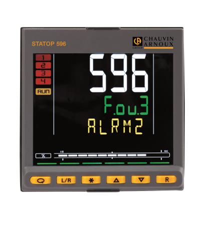 LST596C-012 Pyro Controle STATOP 500 Panel Mount PID Temperature Controller, 96mm 1 dedicated Input, 4 Output Relay, 100 →